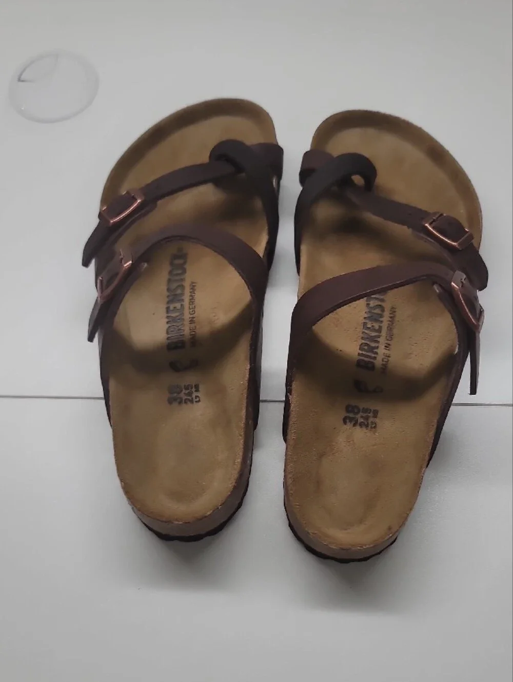Birkenstock Mayari Oiled Leather Sandals Size 7
